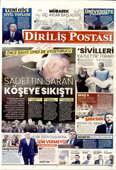 DİRİLİŞ POSTASI 21 Aralık 2025 gazete manşeti