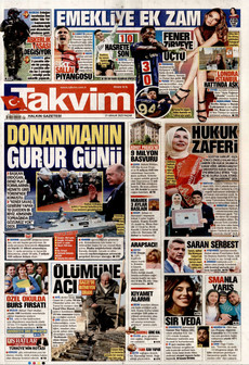 TAKVİM 21 Aralık 2025 gazete manşeti