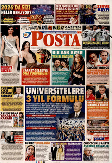 POSTA 21 Aralık 2025 gazete manşeti