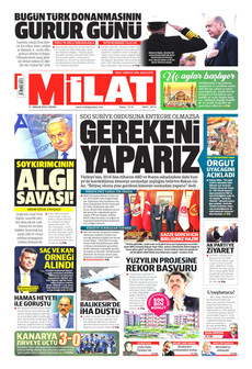 MİLAT 21 Aralık 2025 gazete manşeti