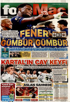FOTOMAÇ 21 Aralık 2025 gazete manşeti