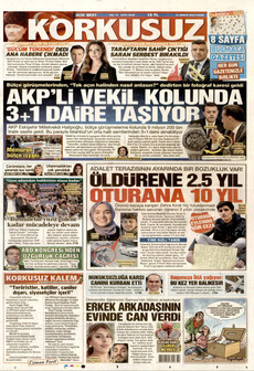 KORKUSUZ 21 Aralık 2025 gazete manşeti