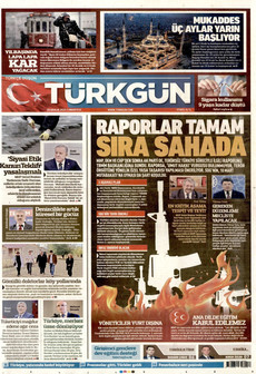 TÜRKGÜN 20 Aralık 2025 gazete manşeti