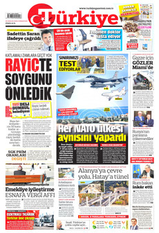TÜRKİYE GAZETESİ 20 Aralık 2025 gazete manşeti