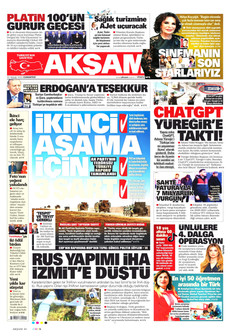 AKŞAM 20 Aralık 2025 gazete manşeti
