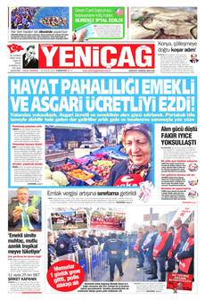 YENİÇAĞ 20 Aralık 2025 gazete manşeti