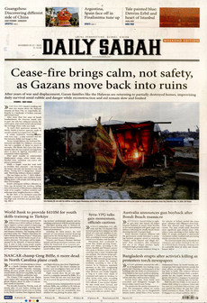 DAİLY SABAH 20 Aralık 2025 gazete manşeti