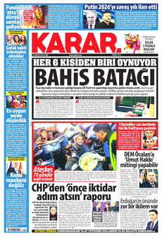 KARAR 19 Aralık 2025 gazete manşeti