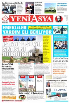 YENİ ASYA 19 Aralık 2025 gazete manşeti