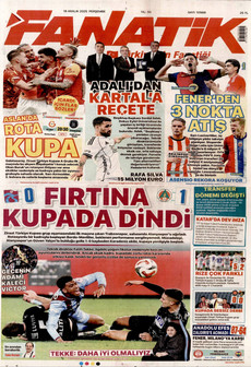 FANATİK 18 Aralık 2025 gazete manşeti