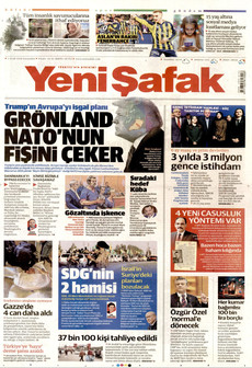 YENİ ŞAFAK 7 Ocak 2026 gazete manşeti