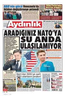 AYDINLIK GAZETESİ 7 Ocak 2026 gazete manşeti