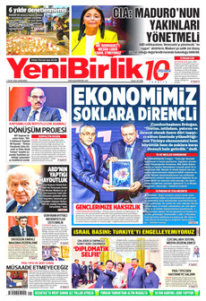 YENİBİRLİK 7 Ocak 2026 gazete manşeti