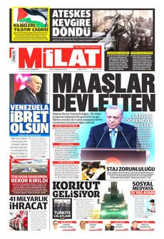 MİLAT 7 Ocak 2026 gazete manşeti