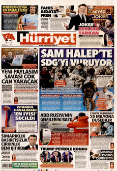 HÜRRİYET 8 Ocak 2026 gazete manşeti