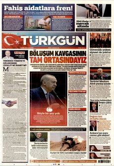 TÜRKGÜN 8 Ocak 2026 gazete manşeti
