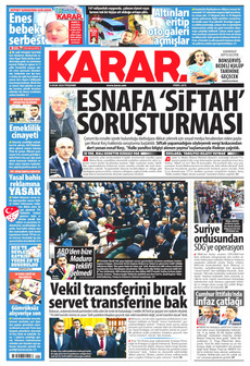 KARAR 8 Ocak 2026 gazete manşeti