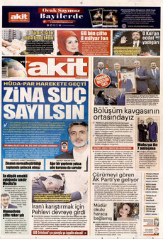 YENİ AKİT 8 Ocak 2026 gazete manşeti