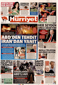 HÜRRİYET 12 Ocak 2026 gazete manşeti