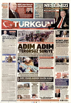 TÜRKGÜN 12 Ocak 2026 gazete manşeti
