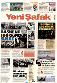 YENİ ŞAFAK 12 Ocak 2026 gazete manşeti