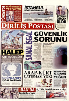 DİRİLİŞ POSTASI 12 Ocak 2026 gazete manşeti