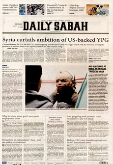 DAİLY SABAH 12 Ocak 2026 gazete manşeti