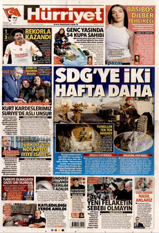 HÜRRİYET 25 Ocak 2026 gazete manşeti