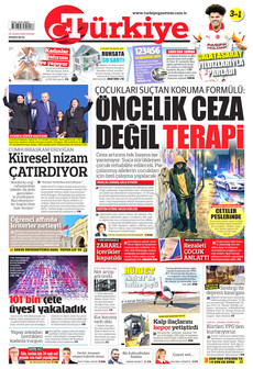 TÜRKİYE GAZETESİ 25 Ocak 2026 gazete manşeti