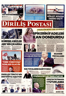 DİRİLİŞ POSTASI 25 Ocak 2026 gazete manşeti