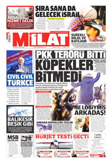 MİLAT 25 Ocak 2026 gazete manşeti