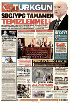 TÜRKGÜN 26 Ocak 2026 gazete manşeti