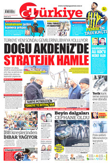 TÜRKİYE GAZETESİ 26 Ocak 2026 gazete manşeti