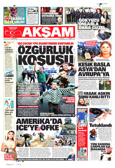 AKŞAM 26 Ocak 2026 gazete manşeti