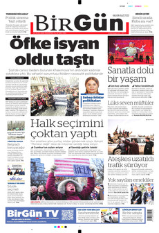 BİRGÜN 26 Ocak 2026 gazete manşeti