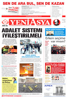 YENİ ASYA 26 Ocak 2026 gazete manşeti