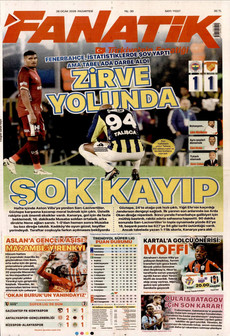 FANATİK 26 Ocak 2026 gazete manşeti