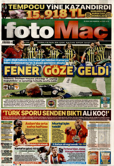FOTOMAÇ 26 Ocak 2026 gazete manşeti
