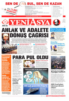 YENİ ASYA 28 Ocak 2026 gazete manşeti