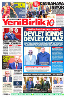 YENİBİRLİK 28 Ocak 2026 gazete manşeti