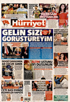 HÜRRİYET 29 Ocak 2026 gazete manşeti