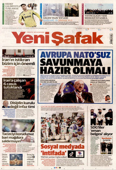YENİ ŞAFAK 29 Ocak 2026 gazete manşeti