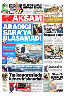 AKŞAM 29 Ocak 2026 gazete manşeti