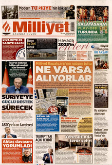 MİLLİYET 29 Ocak 2026 gazete manşeti