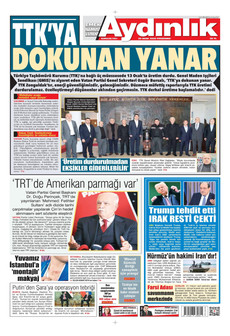 AYDINLIK GAZETESİ 29 Ocak 2026 gazete manşeti
