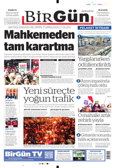 BİRGÜN 29 Ocak 2026 gazete manşeti