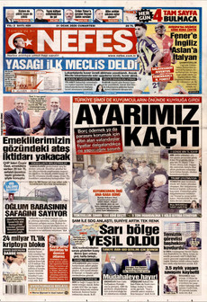 NEFES 31 Ocak 2026 gazete manşeti