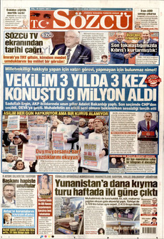 SÖZCÜ 31 Ocak 2026 gazete manşeti