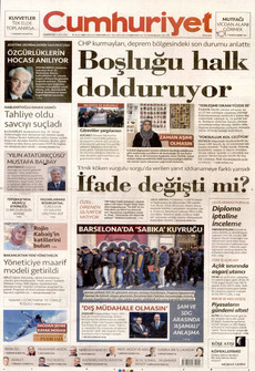 CUMHURİYET 31 Ocak 2026 gazete manşeti