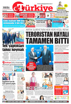 TÜRKİYE GAZETESİ 31 Ocak 2026 gazete manşeti